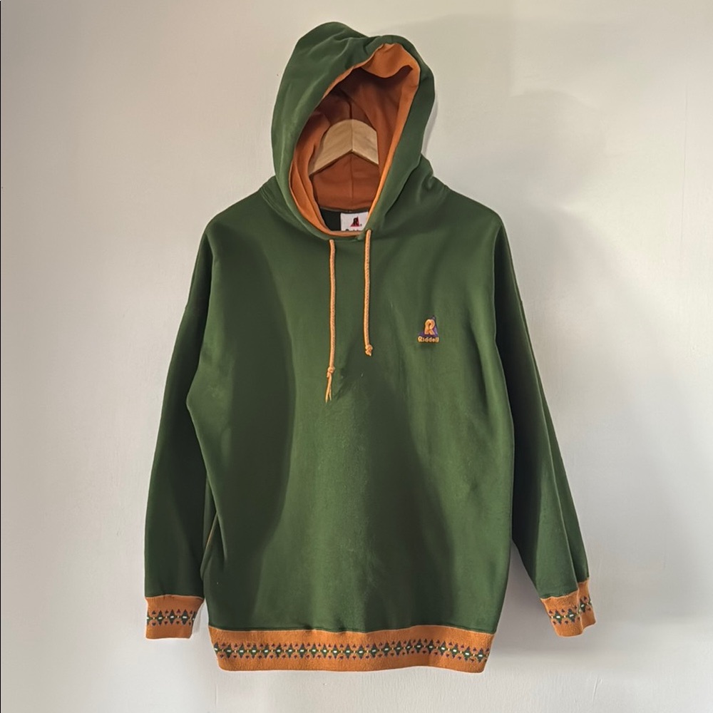 Vintage Riddell Western Style Football Hoodie / XL / Made In USA
